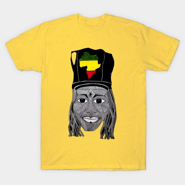 Mr Reggae Ambassador - Hand drawn T-Shirt by JadeHylton